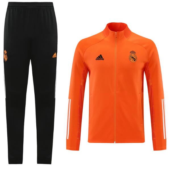 Real Madrid Orange Training Kits Jacket with Pants 2020/21